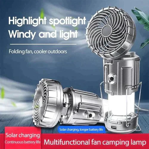 🔥Lanterne de camping LED portable avec ventilateur 