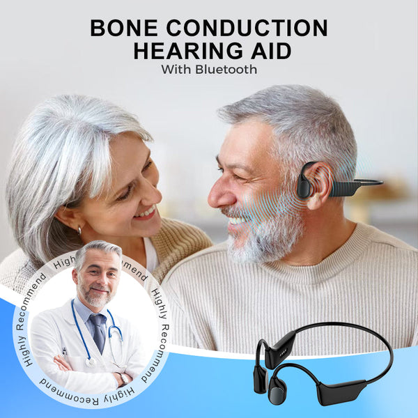 Écouteurs Bluetooth intelligents pour aides auditives à conduction osseuse