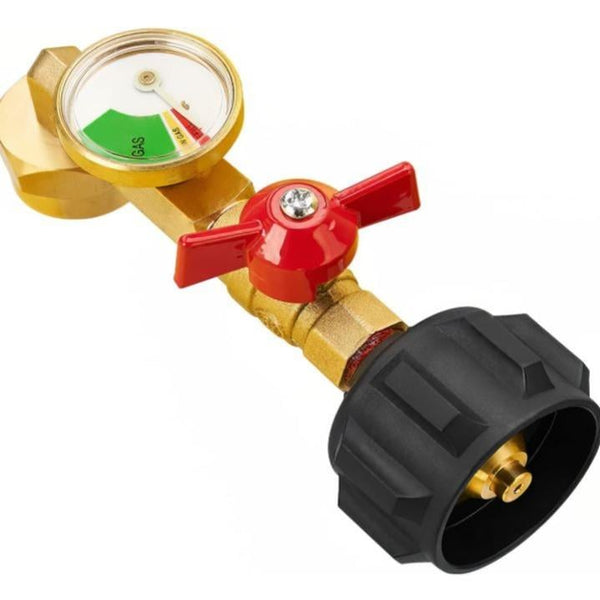 🔥 Soldes de Noël anticipés -50 %🌟🎄Adaptateur coudé de recharge de propane le mieux noté avec jauge de réservoir 