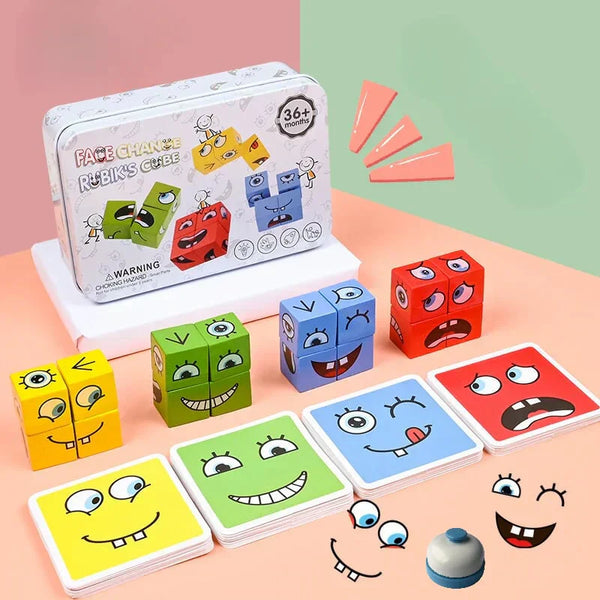 💖 Weihnachts-Sonderangebot 50 % Rabatt 🎁 5D-Puzzles: Kniffliges Familienspiel zum Thema “Gesichterveränderung” 🧩