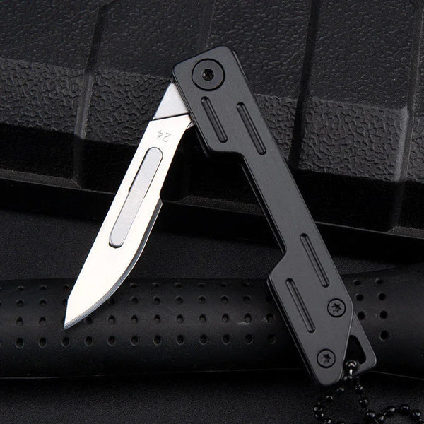 Tragbares Universalmesser, Tranchiermesser aus Edelstahl (10 Klingen gratis)